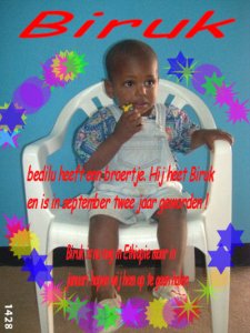 bedilu heeft een broertje : BIRUK